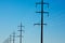 Electricity pylons