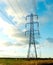 Electricity Pylons transporting electricity from Hinckley Point Somerset