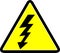 Electricity warning symbol