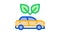 electro ecology environmental protection car Icon Animation