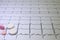 Electrocardiogram with Brugada syndrome. Colored pills on an EKG path. Sudden cardiac death due to arrhythmias