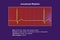 Electrocardiogram displaying a junctional rhythm, 3D illustration