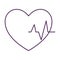 electrocardiogram heart illustration