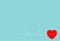 Electrocardiogram vector. Heartbeat Heart Shape Centered Line.