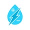 Electrolyte drink icon. Mineral water symbol. Beverages rich in electrolytes.