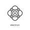 Electron icon from Science collection.