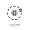 Electron icon. Trendy Electron logo concept on white background