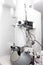 Electron microscope in a scientific laboratory used for diagnosis and research
