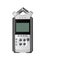 Electronic audio device - Front view Portable digital Recorder isolated