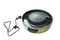 Electronic cooking pot for grilled or roasted food with soup hole on white background