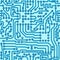 Electronic digital circuit board - seamless vector