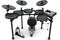 electronic drum kit with a variety of electronic percussion instruments and pads