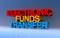 electronic funds transfer on blue