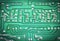Electronic green circuit board