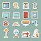 Electronic home icons