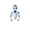 Electronic humanoid isolated robot without legs