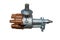 Electronic ignition distributor isolated on