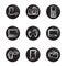 Electronic object icon set 2