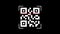 Electronic QR code scanner and bar code art icon animated scanner icon