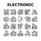 Electronic Repair Collection Icons Set Vector