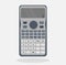 Electronic Scientific Calculator in flat style. Pocket calculators for science, math. vector illustration