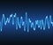 Electronic sine sound wave