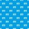 Electronic synth pattern seamless blue