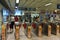 Electronic turnstile gates at an MRT station in Bangkok.