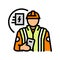 electronics installers repairers color icon vector illustration