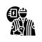 electronics installers repairers glyph icon vector illustration