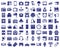 Electronics Isolated Vector Icons set every single icon can easily modify