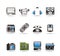 Electronics, media and technical equipment icons