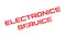 Electronics Service rubber stamp