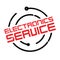 Electronics Service rubber stamp