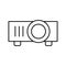 Electronics Vector icon which can be easily modified or editElectronics, movie projector, multimedia, projector, video projector,