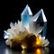 Elegance in Crystal Form: Exquisite Details Unveiled in the Macro World of Quartz Formation