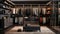 Elegance Embodied: Grand Walk-In Closet with Vintage & Modern Allure