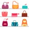 Elegance fashion handbags and bags in flat