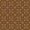 Elegance flower motifs on Bantul batik design with brown color design