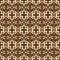 Elegance flower pattern on Central Java batik with elegant white brown color design