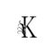 Elegance Monogram Luxurious Letter K logo