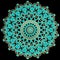 Elegance ornamental vector mandala pattern. Arabesque ornate background. Decorative round floral ornament in arabic