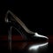 Elegance personified Modern womens black patent leather stiletto heel