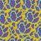 Elegance seamless pattern with plant organic psychedelic structures and elements.