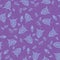 Elegance violet floral seamless pattern, hand drawn vector illustration for wallpaper, print design, background, flower