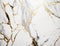 Elegant abstract black and white and gold marble background. Monochrome natural granite stone backdrop for banner. Generative AI