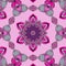 Elegant arabian star flower ornamental pattern