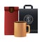 Elegant bags and mug of coffee products