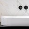 Elegant bathroom washbasin, close-up