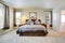 Elegant bedroom with beautiful bedding